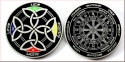 Power of the Celts Geocoin Antique Silver BLACK